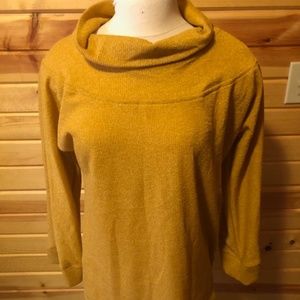 Mustard Cowl Sweater